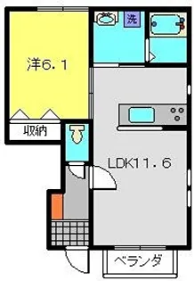 グランシャリオ【103号室】の間取り