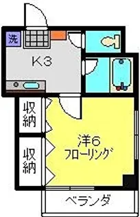 ウェストヴァリー樽町【4階】の間取り
