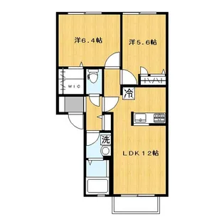 モンテベルデII【2階】の間取り