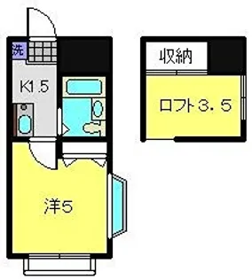 新城QSハイム【301号室】の間取り