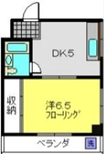 リバーサイド道明【301号室】の間取り