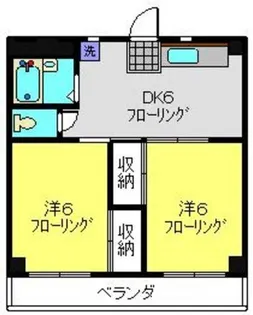 タイコー1957【4階】の間取り