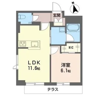 フローラ【1階】の間取り