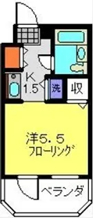 ビックヴァン日吉ホームズ【106号室】の間取り