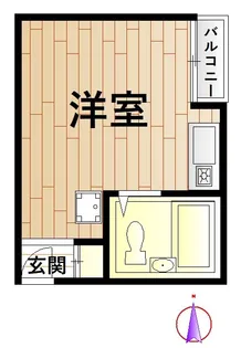 チェレスタ元住吉【2階】の間取り