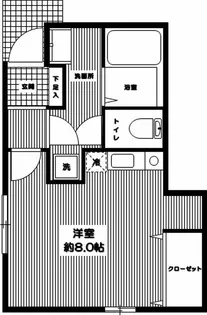 メゾンエスポワール【1階】の間取り