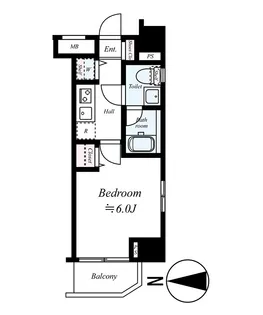 ロアール武蔵新城【504号室】の間取り