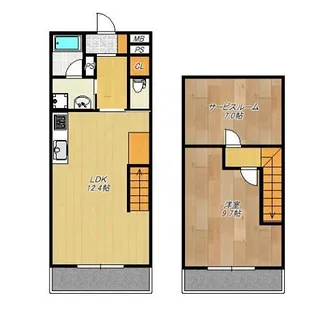 ミルテ日吉【102号室】の間取り