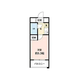 ジョイフル菊名【203号室】の間取り