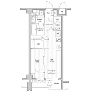 レジデンス桜新町ガーデン(レジデンスサクラシンマチガーデン)【2階】の間取り