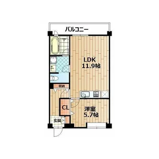 ザ・レギャン3号棟【103号室】の間取り