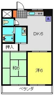 Wood Bell I【403号室】の間取り