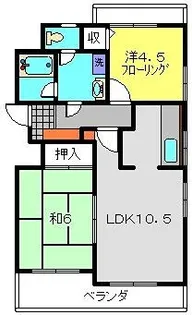 ガーデンハウス参番館【106号室】の間取り
