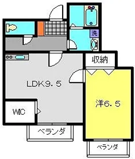 グランドーネ日吉【1階】の間取り