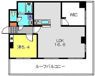 Wood Bell III【201号室】の間取り