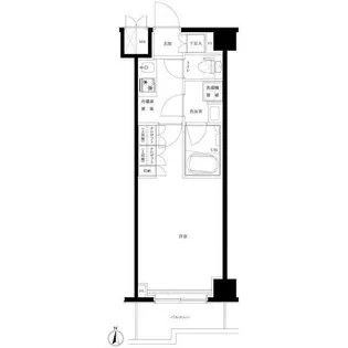 ルーブル川崎中丸子参番館【7階】の間取り