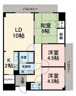 ラ・プリメーラ【3階】の間取り