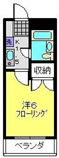 西山マンション【2階】の間取り