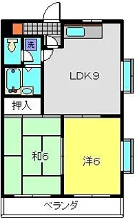 URBAN HOMES B【203号室】の間取り