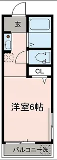 グリーンハウス綱島【201号室】の間取り