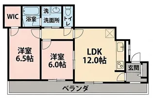ハーフハウス【1F号室】の間取り