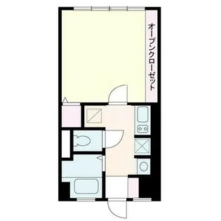 コーポ日吉台【1階】の間取り