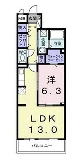 ブルーム【302号室】の間取り
