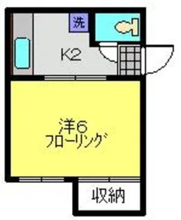 片野ハイツ【201号室】の間取り