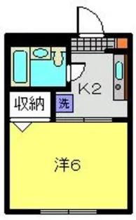 ハイツユタカ【201号室】の間取り