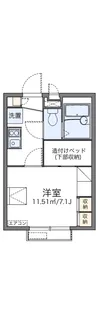 レオパレスOMOTEⅢ【2階】の間取り