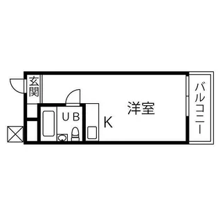 フォンテーヌ新丸子【1階】の間取り