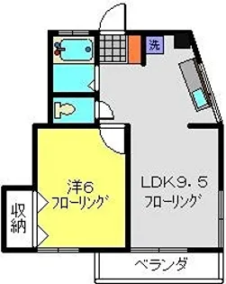 アイスリー【101号室】の間取り
