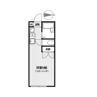 ハイツイースト【2階】の間取り