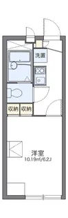 レオパレスI ROOM【2階】の間取り