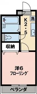 第二ハイツ井上【4階】の間取り