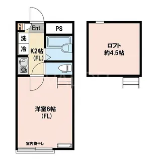 グロリア溝の口【2階】の間取り