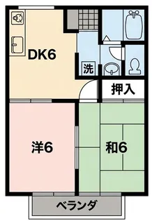 クレールハイツ【105号室】の間取り