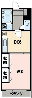 グレイス武蔵中原【602号室】の間取り