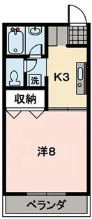 ベルコリーヌ【103号室】の間取り