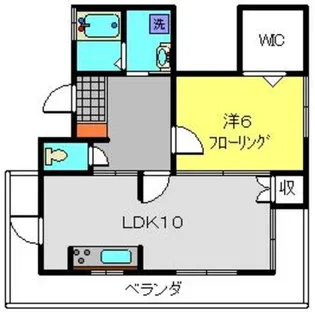 ハレアカラ【101号室】の間取り