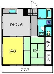 セトルフラット【102号室】の間取り
