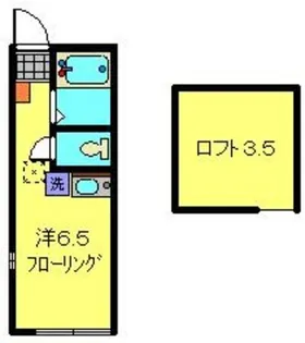 ヒルズ弘明寺【101号室】の間取り