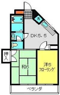 ルビーパレスヨコオ【302号室】の間取り