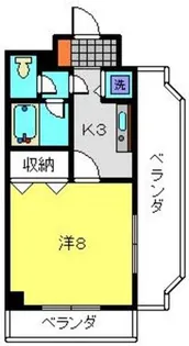 メゾンYK【401号室】の間取り