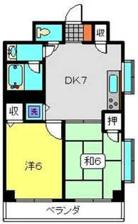 メゾンYK【201号室】の間取り