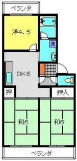 カーサクレモナ【1階】の間取り