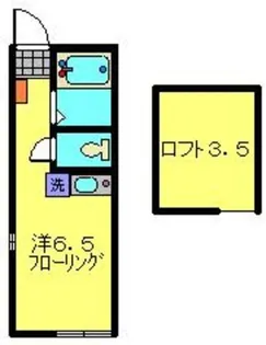 ヒルズ弘明寺【201号室】の間取り