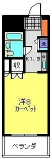 1Kの間取り画像
