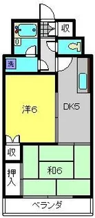 トリムパークマンション【403号室】の間取り