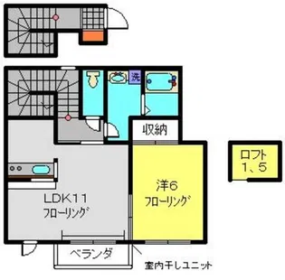 アブニールトモエ【202号室】の間取り